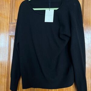 Classic Black Crew Neck Sweater